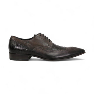 Jo Ghost Men's Designer Shoes Inglese Crust Leather Oxfords (JG2301)-AmbrogioShoes