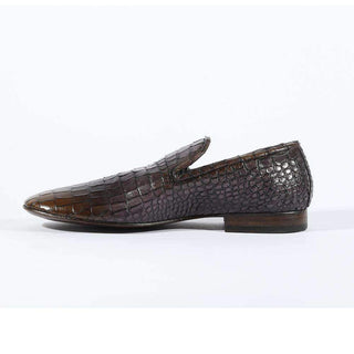 Jo Ghost Mens Italian Shoes Louisiana Baby Cenere Loafers(JG5112)-AmbrogioShoes