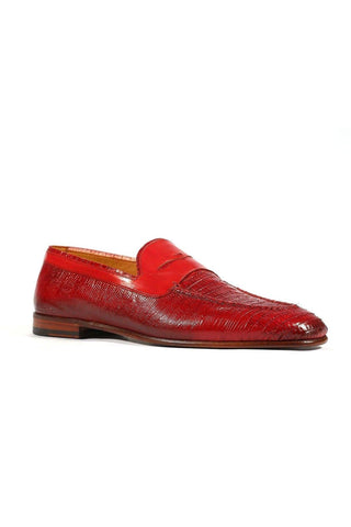 Jo Ghost Teju Lizard Embossed / Calf-Skin Leather Loafers 2043BIS (JG5202)
