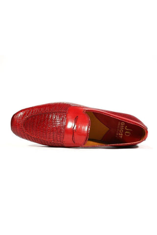 Jo Ghost Teju Lizard Embossed / Calf-Skin Leather Loafers 2043BIS (JG5202)