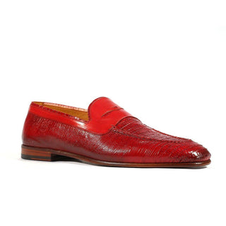 Jo Ghost Teju Lizard Print / Calf-Skin Leather Loafers 2043BIS (JG5202)-AmbrogioShoes