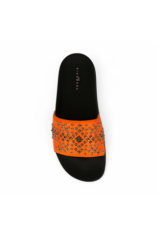 John Richmond 10104 Leather Slip-on Sandal (JR1004)-AmbrogioShoes