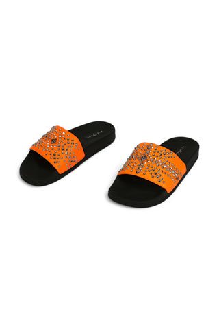 John Richmond 10104 Leather Slip-on Sandal (JR1004)-AmbrogioShoes