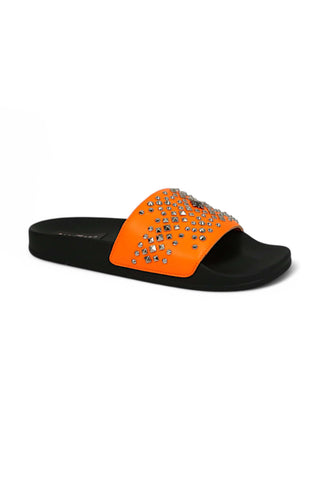 John Richmond 10104 Leather Slip-on Sandal (JR1004)-AmbrogioShoes