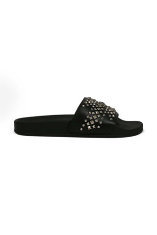 John Richmond 10104 Leather Slip-on Sandal (JR1004)-AmbrogioShoes