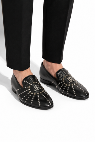 John Richmond 10196 Nappa Slip-On Loafer (JR1009)-Dellamoda