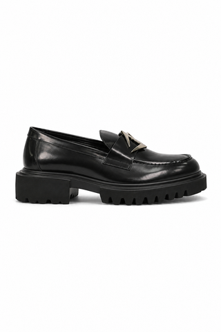 John Richmond 12242 Calf-Skin Leather Slip-On Loafer (JR1007)-AmbrogioShoes