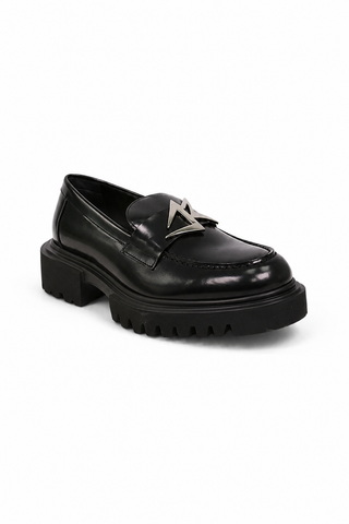 John Richmond 12242 Calf-Skin Leather Slip-On Loafer (JR1007)-AmbrogioShoes