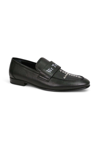 John Richmond 14024 Calf-Skin Leather Slip-On Loafer (JR1011)-AmbrogioShoes