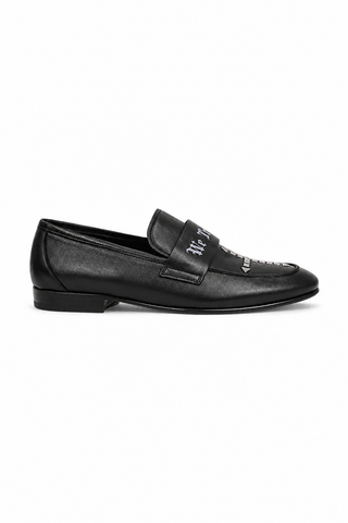 John Richmond 14024 Leather Slip-On Loafer (JR1011)-Dellamoda