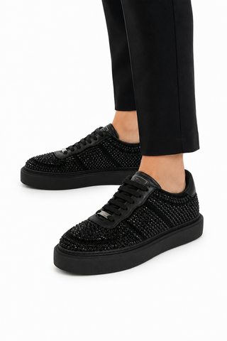 John Richmond 15765 Suede Lace-Up Sneaker (JR1014)-Dellamoda