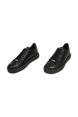 John Richmond 15767 Calf-Skin Leather Lace-Up Sneaker (JR1013)-AmbrogioShoes