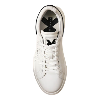 John Richmond 22203/CP Men's Shoes White Calf-Skin Leather Casual Sneakers (JR1002)-AmbrogioShoes