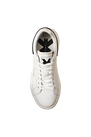John Richmond 22203/CP White Leather Casual Sneakers (JR1002)-Dellamoda