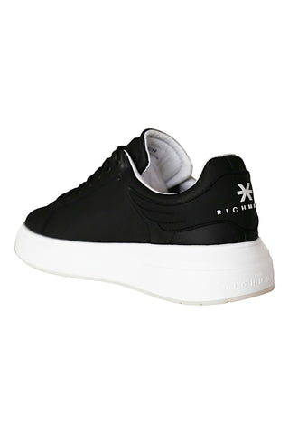 John Richmond 22204/CP Black Leather Casual Sneakers (JR1000)