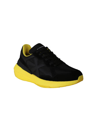 John Richmond 22224/CP Black Fabric / Suede Casual Sneakers (JR1001)-Dellamoda