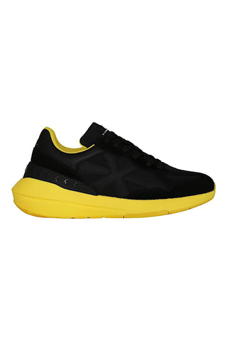 John Richmond 22224/CP Black Fabric / Suede Casual Sneakers (JR1001)-Dellamoda