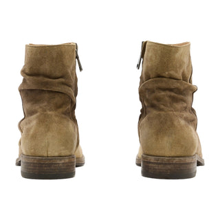 John Varvatos Morrison TeakWood Brown Suede Sheep Leather Sharpei Boots (JV1003)-AmbrogioShoes