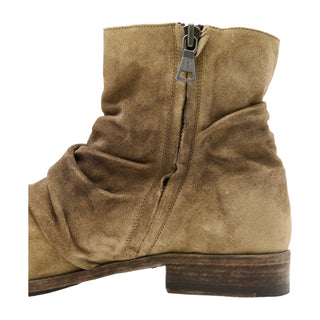 John Varvatos Morrison TeakWood Brown Suede Sheep Leather Sharpei Boots (JV1003)-AmbrogioShoes