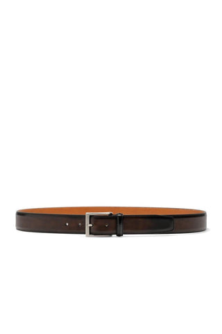 Magnanni 1177 Viento Men's Wind Brown Patina Leather Belt (MAGB1000)-Dellamoda