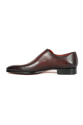 Magnanni 15024 Abrahan Burgundy Leather Whole-Cut Oxfords (MAGS1129)-Dellamoda