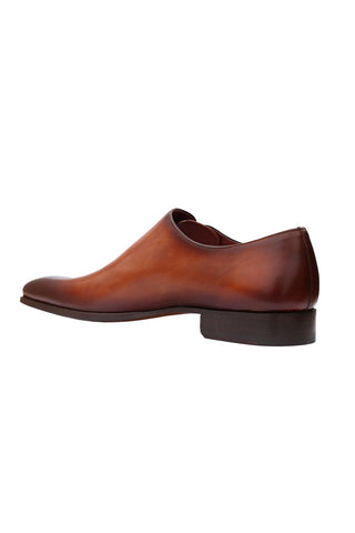Magnanni 15024 Abrahan Cognac Leather Whole-Cut Oxfords (MAGS1135)