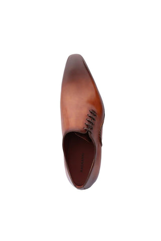 Magnanni 15024 Abrahan Cognac Leather Whole-Cut Oxfords (MAGS1135)
