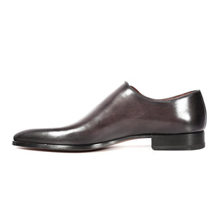 Magnanni 15024 Abrahan Gray Calf-Skin Leather Whole-Cut Oxfords (MAGS1131)-AmbrogioShoes