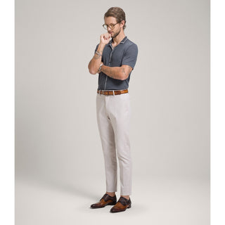 Magnanni 19616 Ondara II Two-Tone Brown Lizard Print / Calf-Skin Leather Monk-Straps Loafers (MAGS1000)-AmbrogioShoes