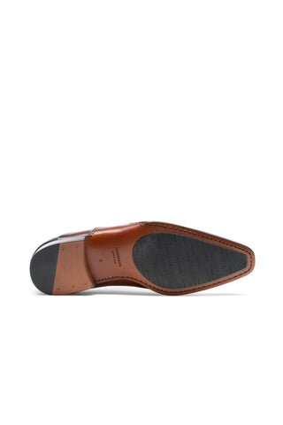 Magnanni 20120 Sanchez II Two-Tone Brown Grabado Embossed / Calf-Skin Leather Oxfords (MAGS1004)