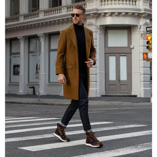 Magnanni 22212 Bodhi Tri-Tone Brown Suede / Calf-Skin Leather Boots (MAGS1012)-AmbrogioShoes