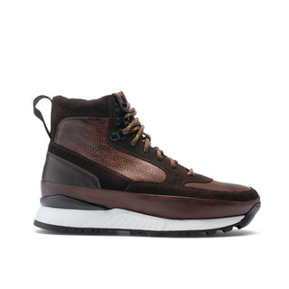 Magnanni 22212 Bodhi Tri-Tone Brown Suede / Calf-Skin Leather Boots (MAGS1012)-AmbrogioShoes