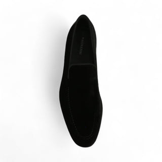 Magnanni 22335 Black Velvet Formal/Dress Loafers (MAGS1148)-AmbrogioShoes