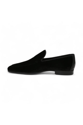 Magnanni 22335 Black Velvet Formal/Dress Loafers (MAGS1148)-Dellamoda