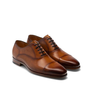 Magnanni 23192 Segovia Brooklyn Curri Calf-Skin Leather Cap-Toe Oxfords (MAGS1033)-AmbrogioShoes
