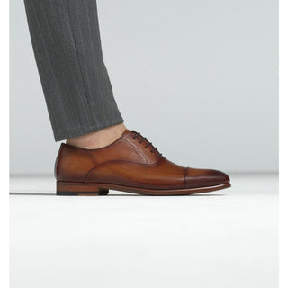 Magnanni 23192 Segovia Brooklyn Curri Calf-Skin Leather Cap-Toe Oxfords (MAGS1033)-AmbrogioShoes