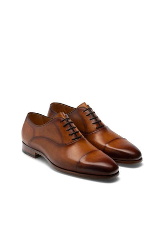 Magnanni 23192 Segovia Brooklyn Curri Leather Cap-Toe Oxfords (MAGS1033)-Dellamoda