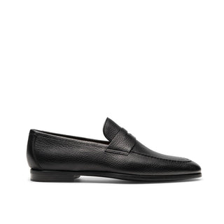Magnanni 23802 Diezma-II Black Full Grain Leather Penny Loafers (MAGS1054)-AmbrogioShoes
