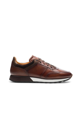 Magnanni 23961 Arco Medium Brown Suede / Leather Casual Sneakers (MAGS1081)