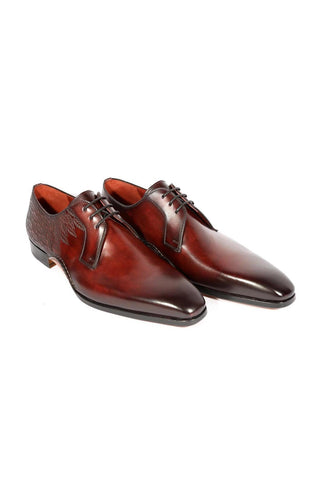 Magnanni 24834 Hayos Burgundy Laser Embossed / Leather Derby (MAGS1123)