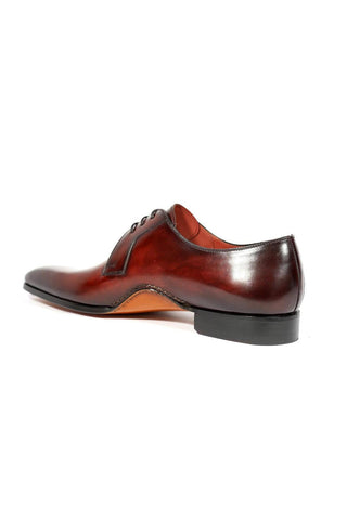 Magnanni 24834 Hayos Burgundy Laser Embossed / Leather Derby (MAGS1123)-Dellamoda