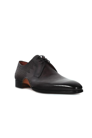 Magnanni 24834 Hayos Gray Laser Embossed / Leather Derby (MAGS1132)