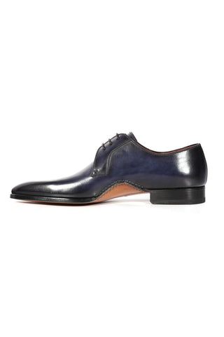 Magnanni 24834 Hayos Navy Laser Embossed / Calf-Skin Leather Derby (MAGS1133)