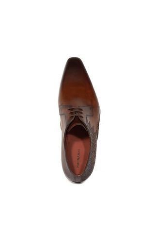 Magnanni 24834 Hayos Tobacco Laser Embossed / Leather Derby (MAGS1124)