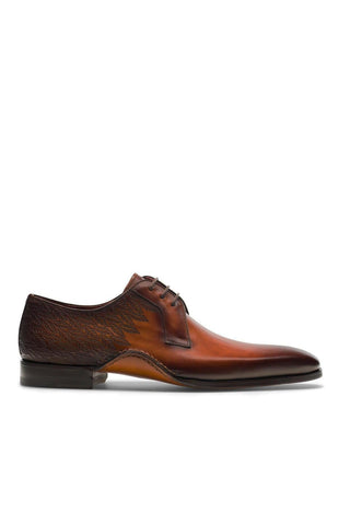 Magnanni 24834 Hayos Tobacco Laser Embossed / Leather Derby (MAGS1124)