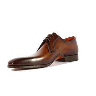 Magnanni 24834 Hayos Tobacco Laser Print / Calf-Skin Leather Derby (MAGS1124)-AmbrogioShoes