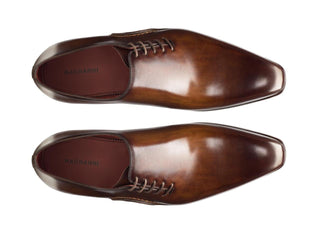Magnanni Abrahan Tabaco Brown Calf-Skin Leather Whole-Cut Oxfords (MAGS1128)-AmbrogioShoes