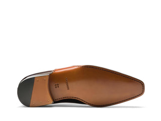 Magnanni Abrahan Tabaco Brown Calf-Skin Leather Whole-Cut Oxfords (MAGS1128)-AmbrogioShoes