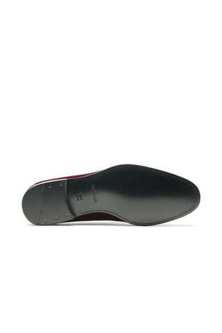 Magnanni Jareth 22334 Burgundy Velvet Formal/Loafers (MAGS1117)-Dellamoda