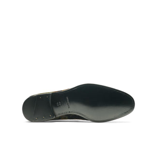 Magnanni Jareth 22334 Green Camo Velvet Formal/Loafers (MAGS1119)-AmbrogioShoes